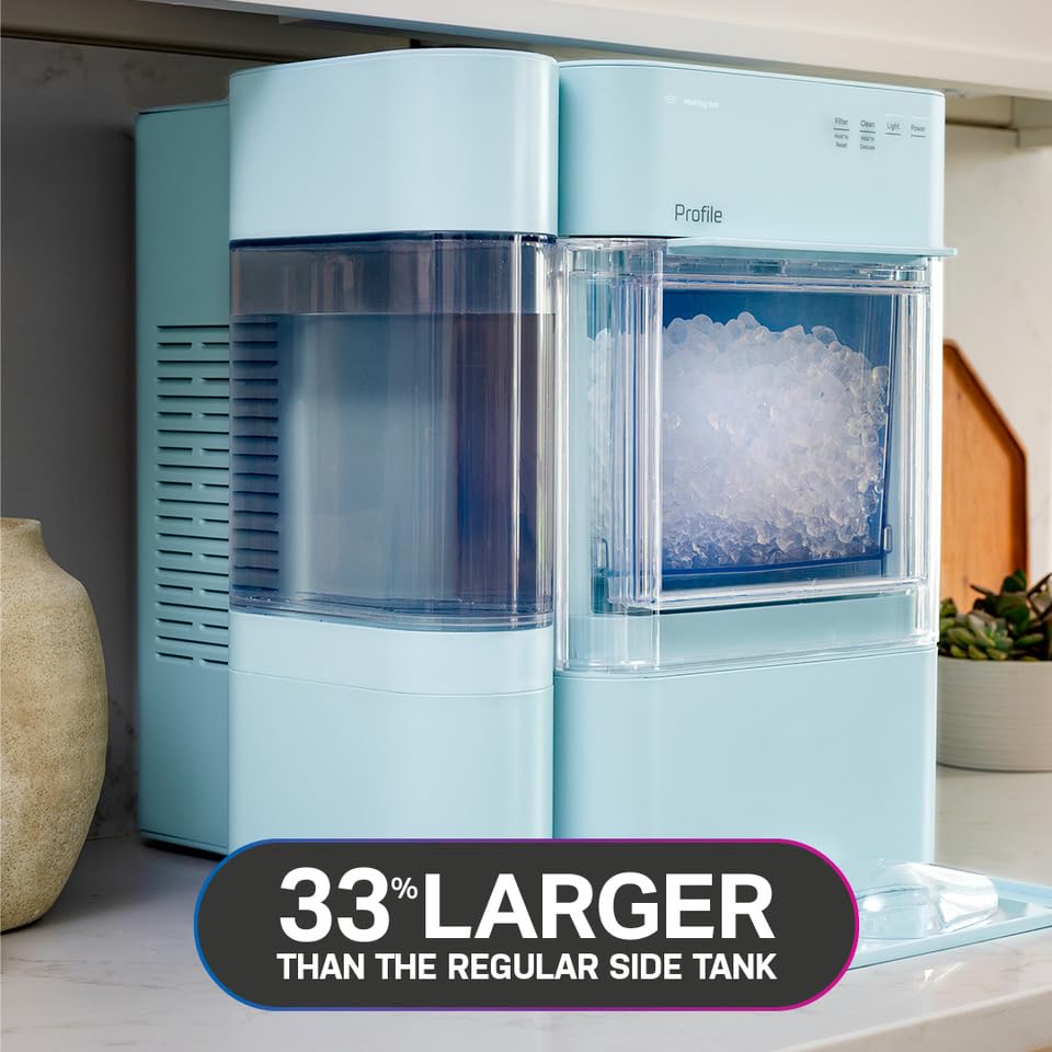 GE Profile Opal 2.0 XL Countertop Nugget Ice Maker with 1 Gallon Tank, Stainless Steel A2624