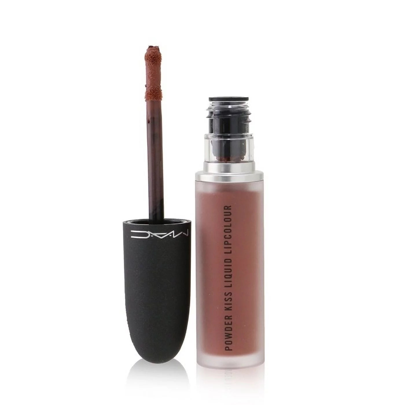 MAC Powder Kiss Liquid Lipcolor - 997 Over The Taupe , 0.17 oz Lipstick