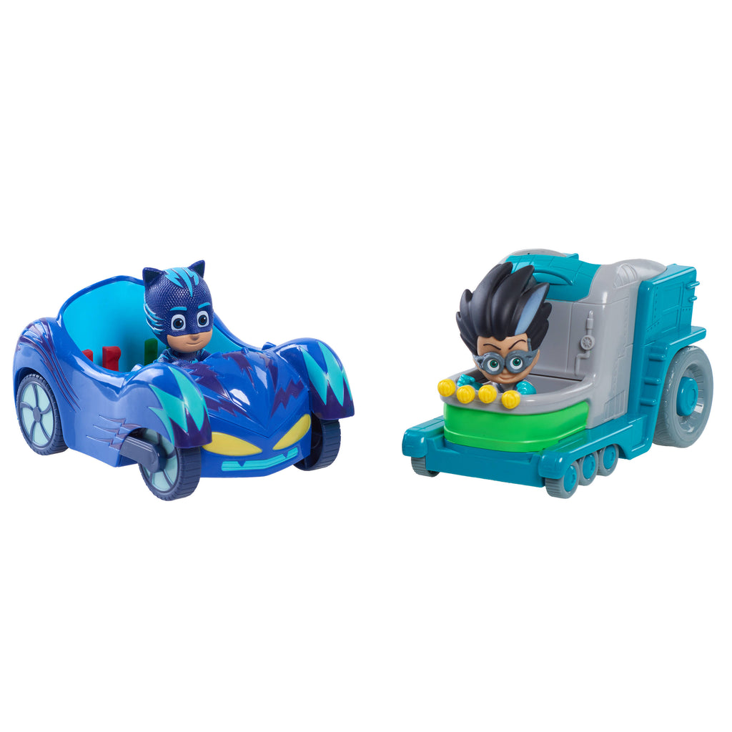 Pjmask Cat Car and Romeos Lab