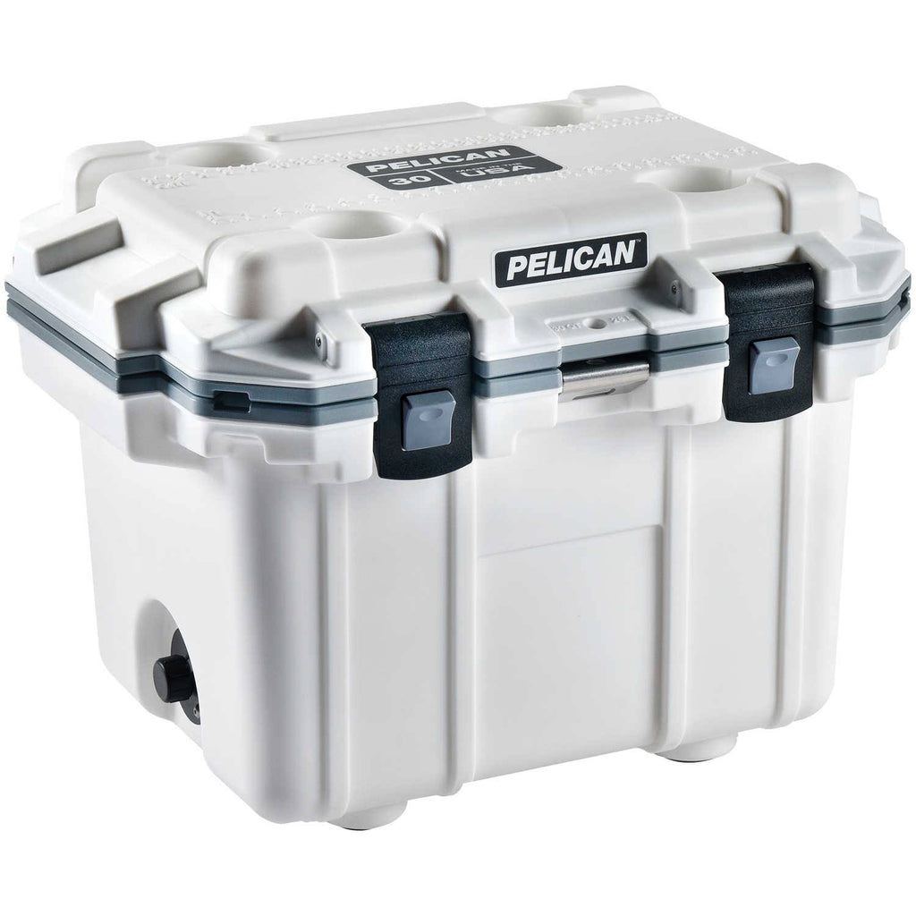 Pelican ProGear 30-Quart Elite Cooler - white/gray