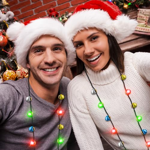 Jingle Bells Christmas Light Necklace 3Pcs A4126