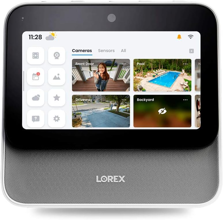 Lorex Smart Home Security Center 1080p Wi-Fi Camera System with 2 Bullet Cameras J67069