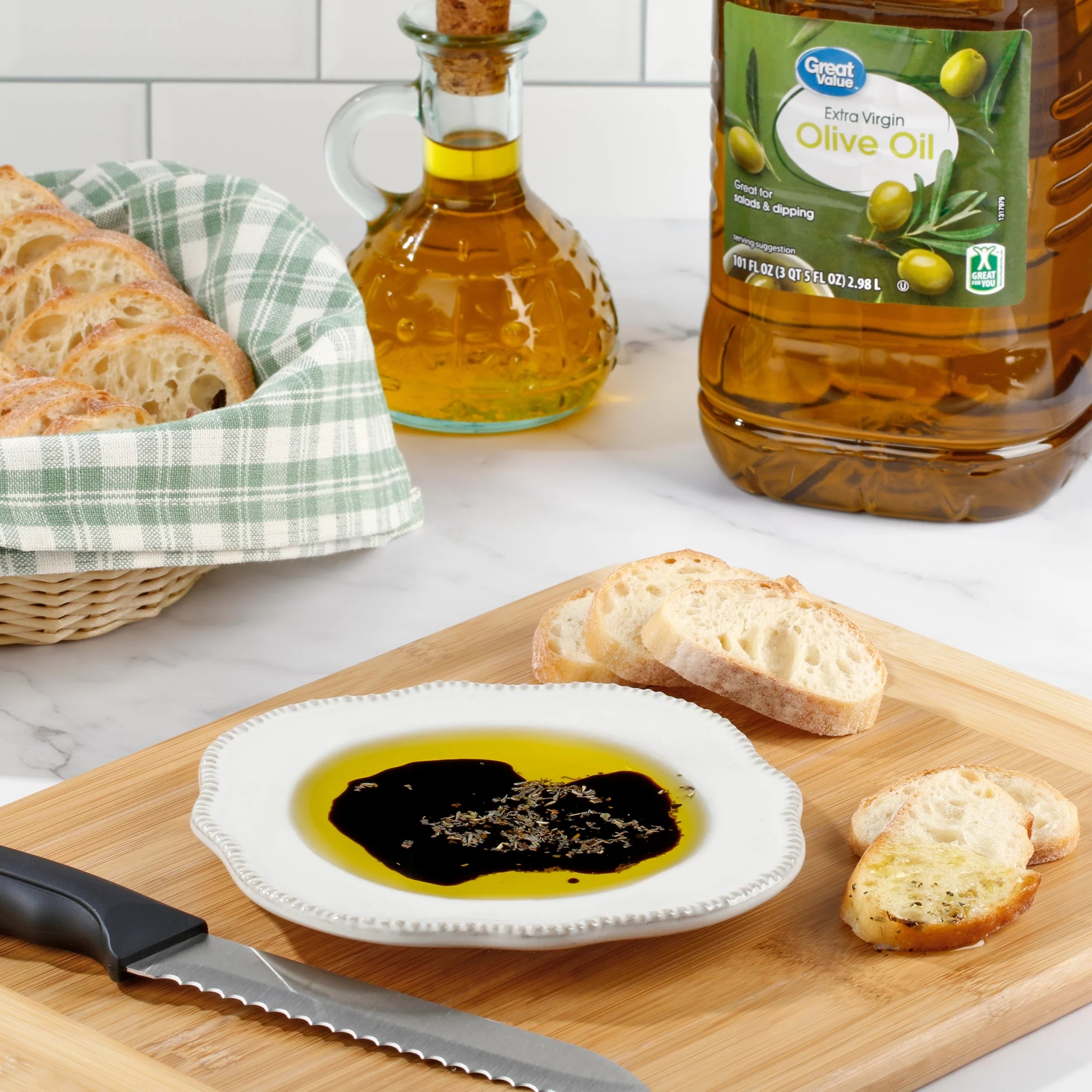 Great Value Extra Virgin Olive Oil, 101 fl oz K862362