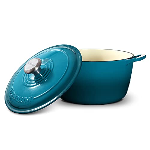 Signature Enameled Cast Iron Dutch Oven 5.5Q with Lid, Oyster Grey A277