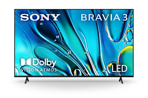 Sony 65-Inch BRAVIA 3 4K Ultra HD LED Smart TV with Google TV Dolby Vision HDR C831