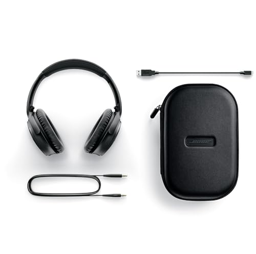Bose QuietComfort 35 II Wireless Noise Cancelling Headphones, Black (Renewed) N92859