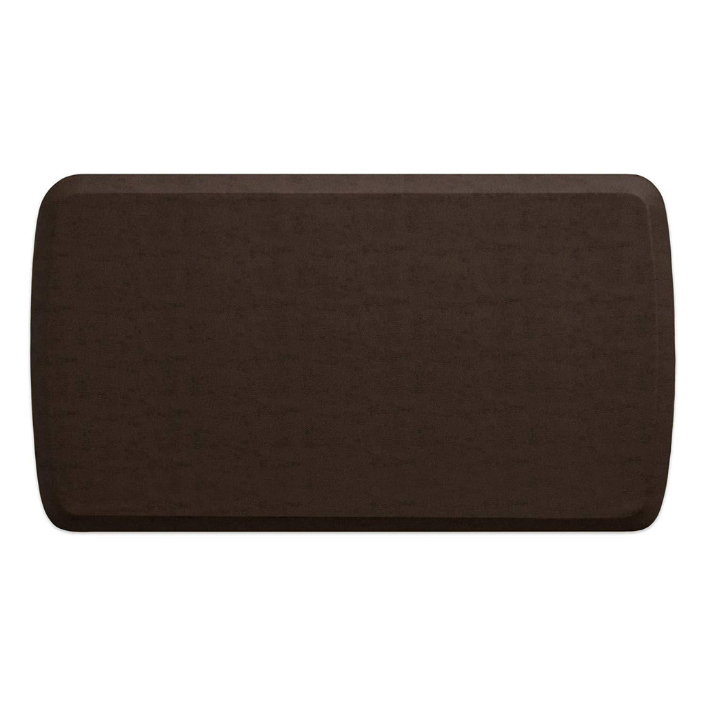 GelPro Elite Vintage Leather Anti Fatigue Kitchen Mat, Rustic Brown N322