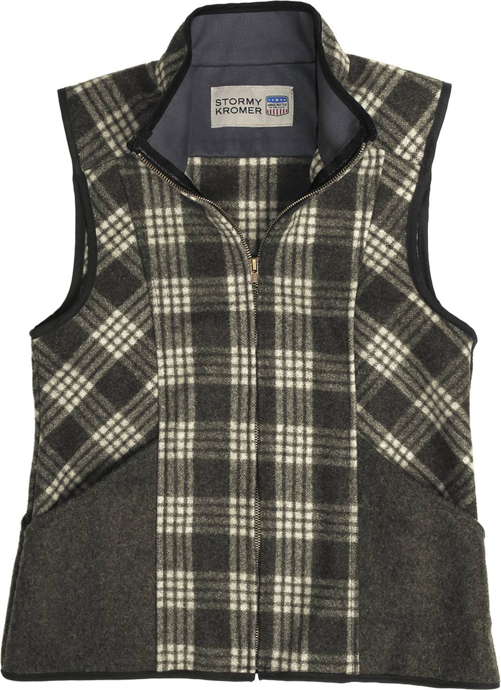 Stormy Kromer Ida Outfitter Vest - XL - Charcoal / White Tartan