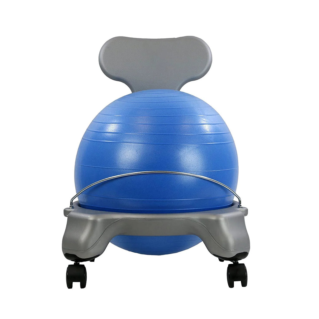 CanDo Child Plastic Mobile Ball Chair with Back L800