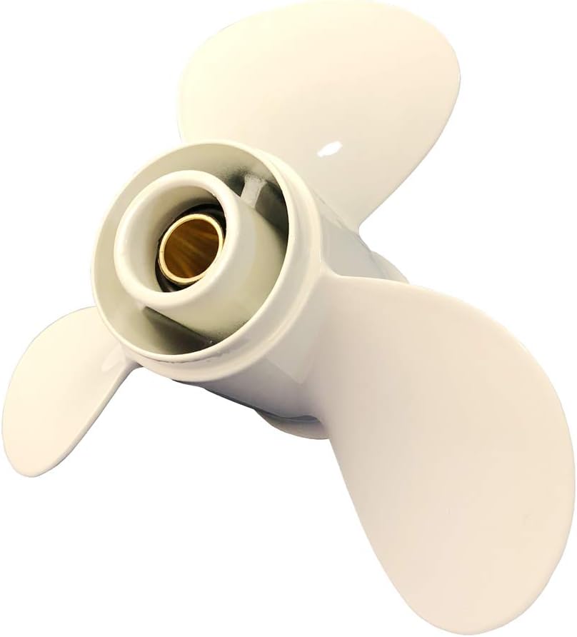Yamaha Propeller 9 7/8x11 1/4 for Outboard Motor F25 20-30HP, 10 Spline, Pack of 2 D500