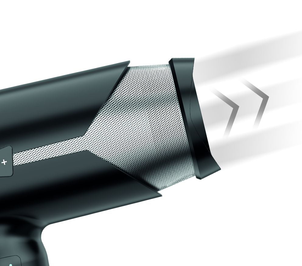 GAMMA+ Xcell Professional Hair Dryer Ionic Technology Matte Black Q1270