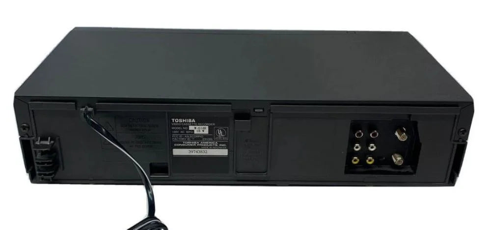 Toshiba w-614 Hi Fi Stereo 4 Head VHS VCR with Remote & Cables M41968