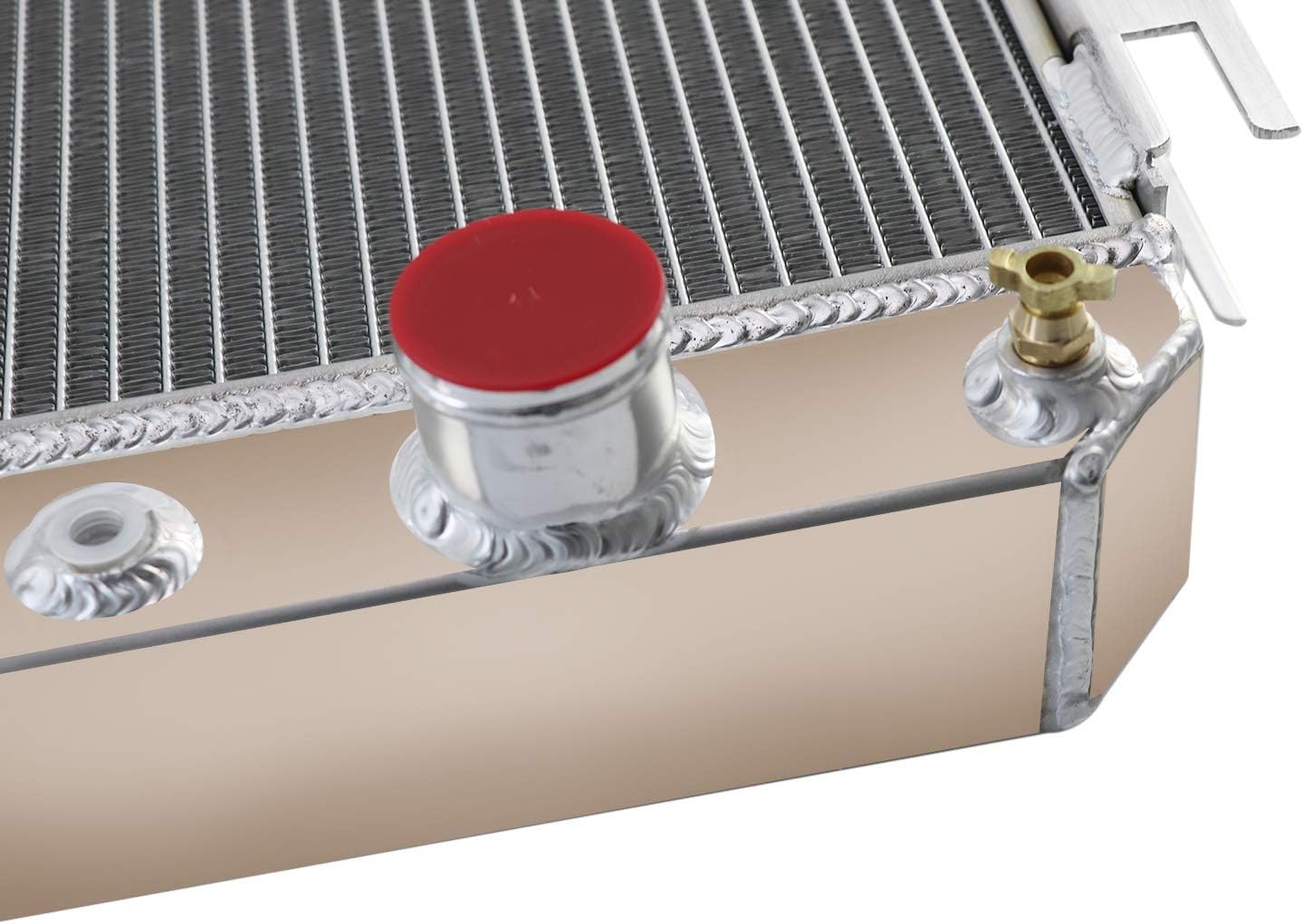 ALLOYWORKS 3 Row Core All Aluminum Radiator for 1963-1968 Chevy Impala Chevelle Camino Q509
