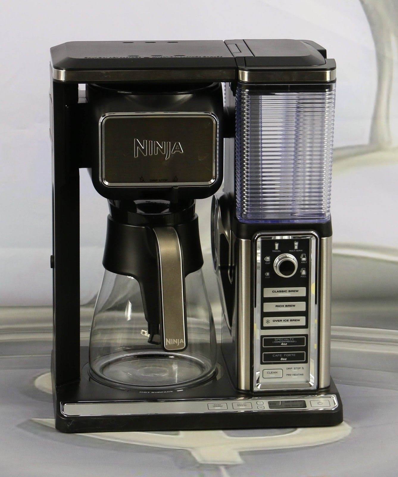Ninja Coffee Bar Brewer with Glass Carafe, 10-Cup, Black/Stainless U1803
