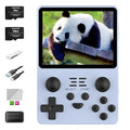 RGB20S Handheld Game Console Retro Gaming Console with 20 Emulators 21K+ Preloaded Games 3.5” IPS Screen RK3326 Processor Portable Video Game Console for Kids & Adults Multi-Game System (Yellow-128G)