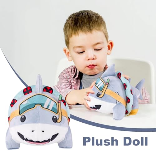 Cute Land Shark Plush Toy 9.8 Inch Soft Stuffed Animal Pillow Doll W878253
