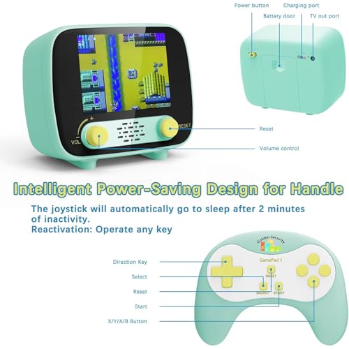 Mini Arcade Machine, Retro Handheld Console with 156 Classic Games C832