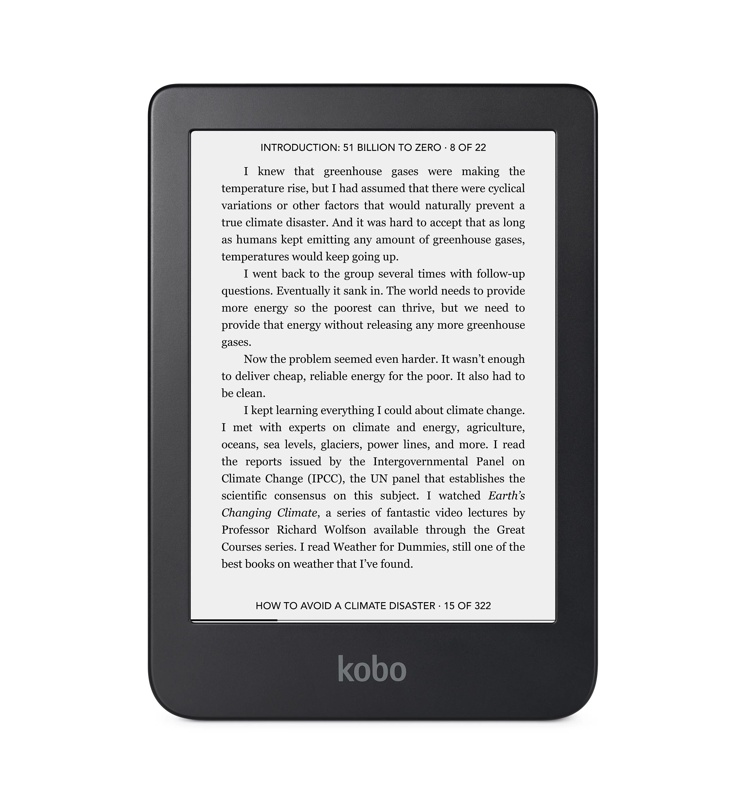 Kobo Clara 2E HD eReader - 6" Glare-Free, HD Carta E Ink Touchscreen Display, Waterproof
