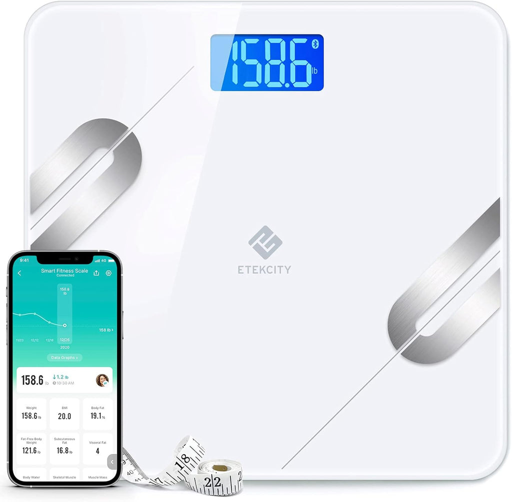 Etekcity Apex Smart WiFi Body Fat Scale, Bluetooth Bathroom Scale, 400 lb, Pack of 2 G692
