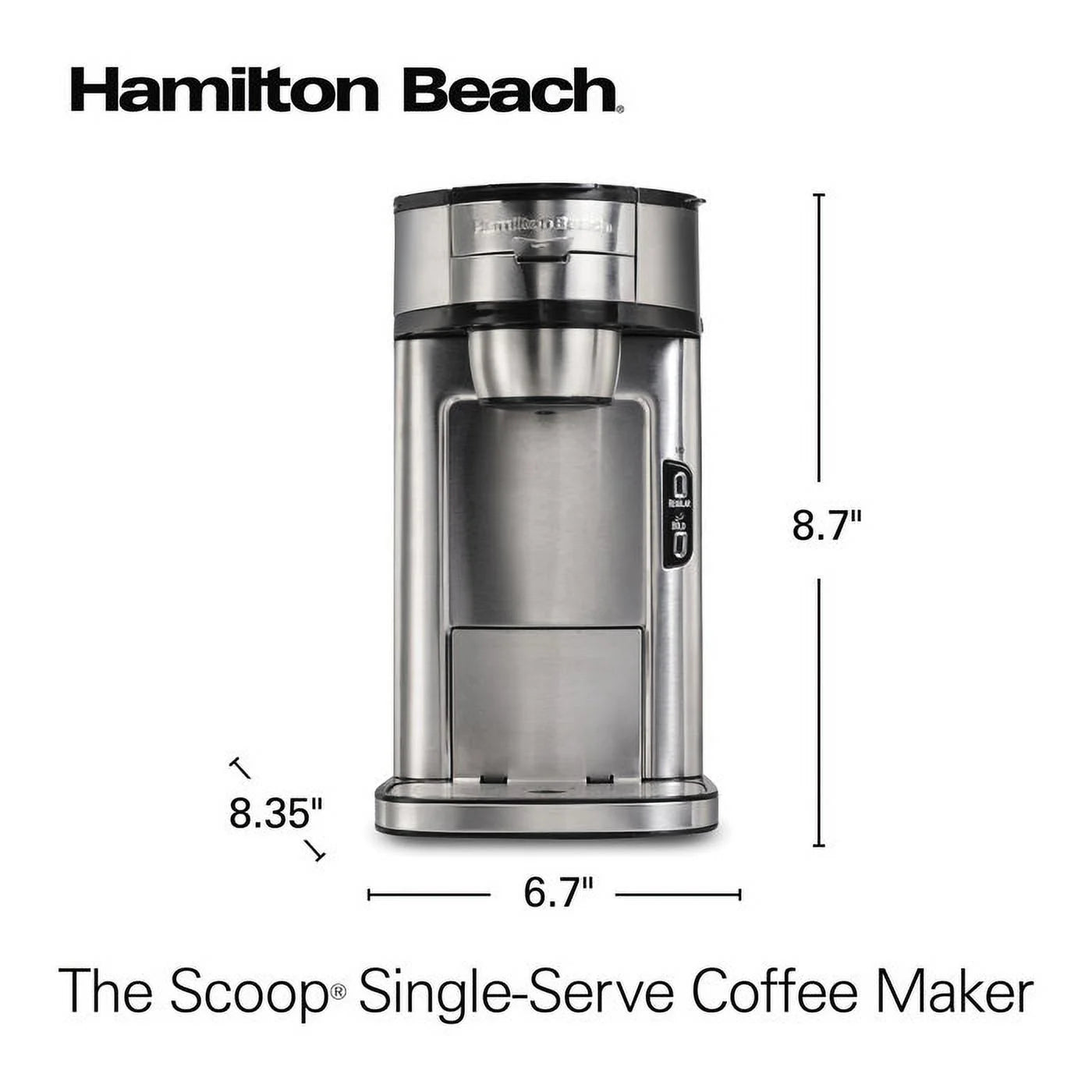 Hamilton Beach The Scoop Single-Serve Coffee Maker 49981R T95161