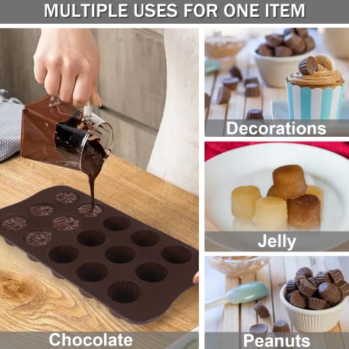Silicone Mold for Baking, Half Sphere Chocolate Cake Jelly Mold (2 Packs) L40364
