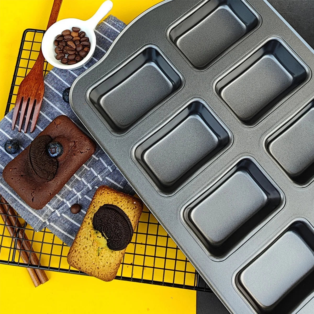 Mini Loaf Pan Non-Stick Heavy Duty for Baking B85598