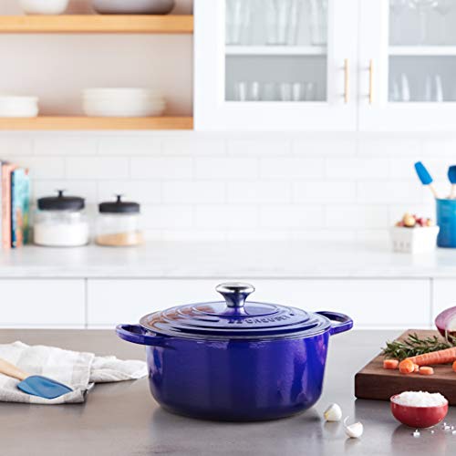 Le Creuset Enameled Cast Iron Round Dutch Oven, 5.5 qt., Indigo L87570