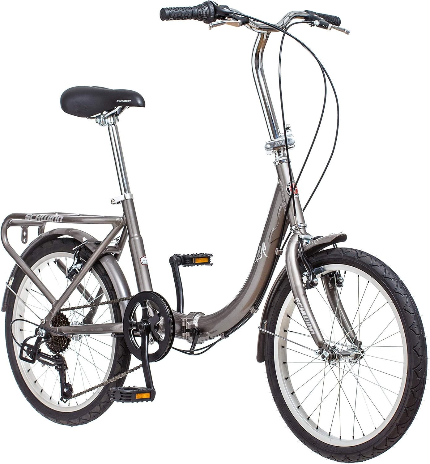 Schwinn Loop Adult Folding Bike, 20-Inch Wheels, 7-Speed H175795