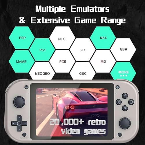 Retro Handheld Video Game Console - 4.3" IPS Screen, 64GB M312