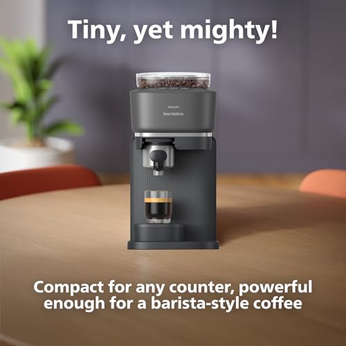 Philips Baristina Espresso Machine, Compact, 16 Bar Pump Pressure, Black B155