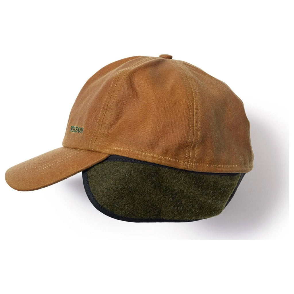 Filson Insulated Tin Cloth Cap - Dark Tan