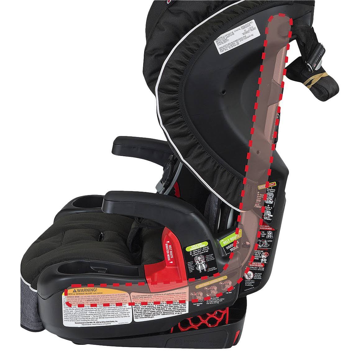 Britax Frontier ClickTight Harness-2-Booster Car Seat Vibe W5031