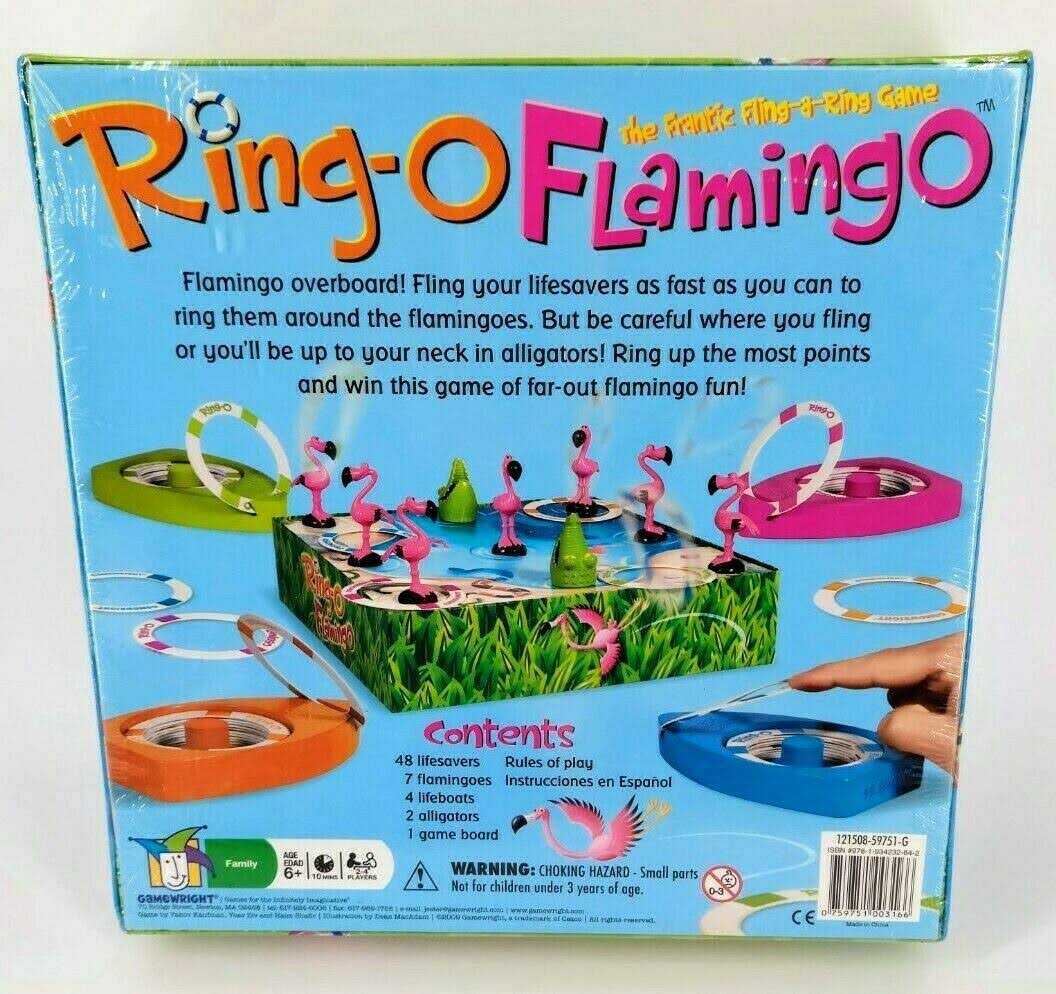 RING-O Flamingo Board Game by Gamewright B7428