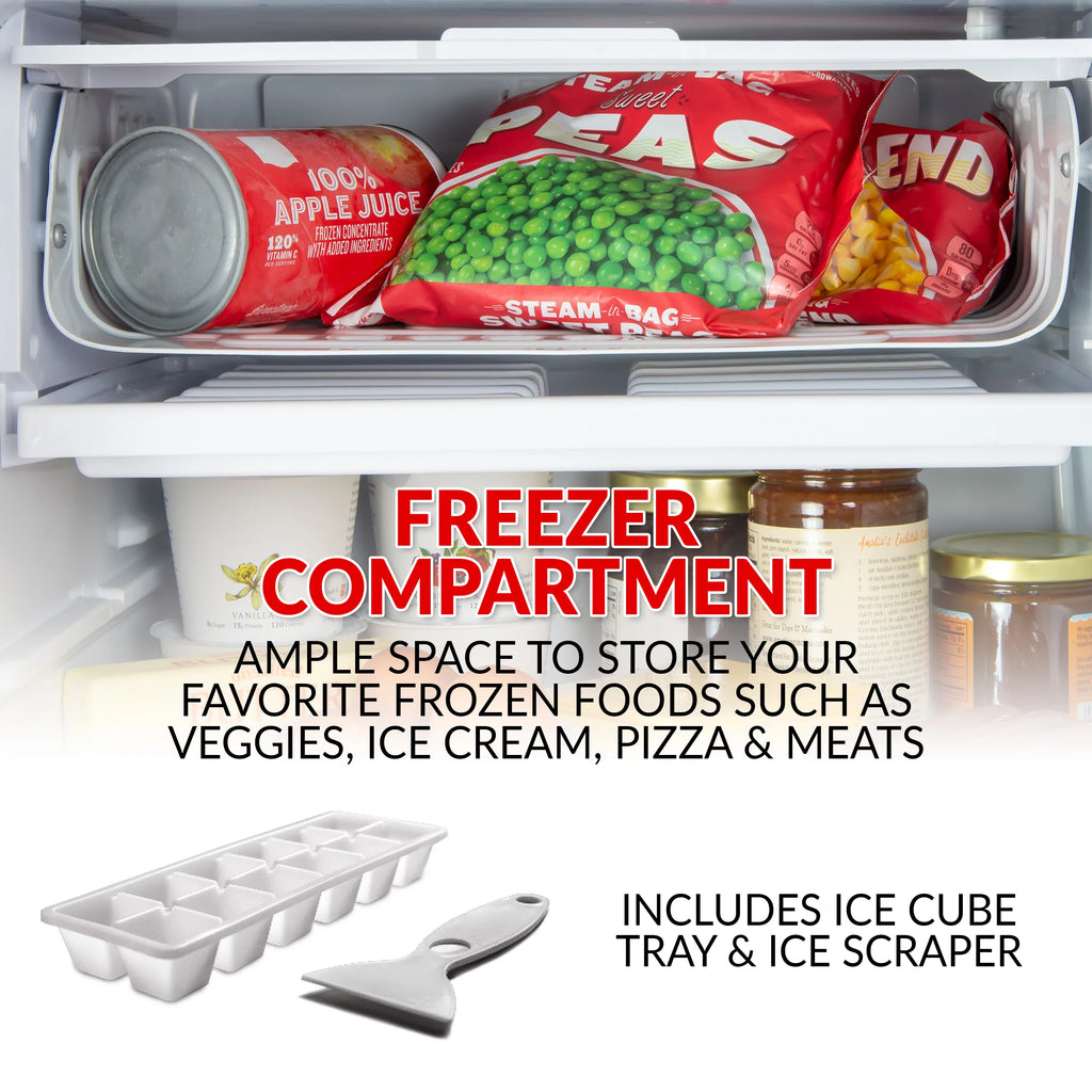 Coca-Cola CRF32CK 3.2 Cu. Ft. Refrigerator with Freezer, Red N5173