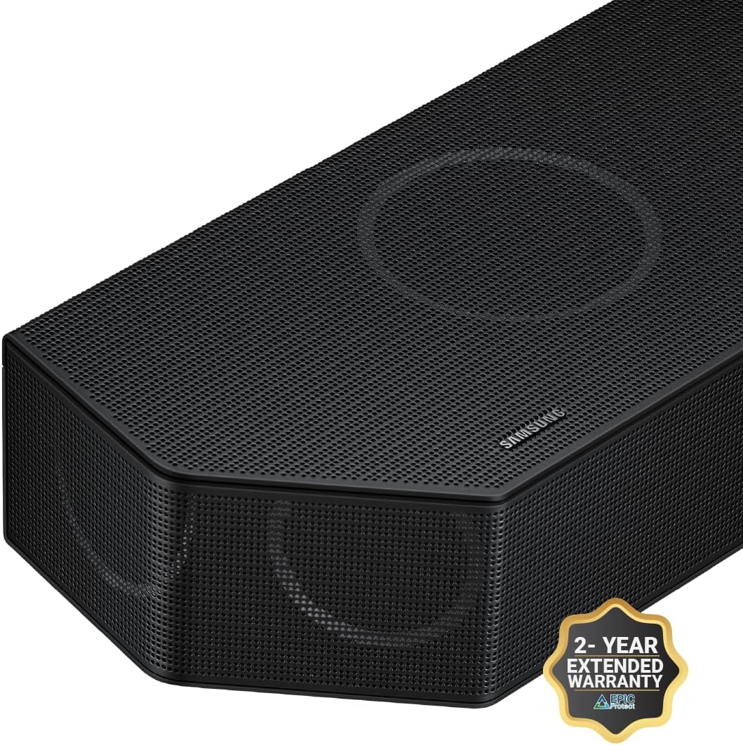 SAMSUNG Q990D 11.1.4ch Soundbar with Wireless Dolby Atmos, Rear Speaker Included J9245