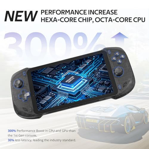 OnePro Cloud Handheld Portable Gaming Console for Xbox, GeForce NOW, PlayStation, PC - 7" 1080P Touchscreen, 64G U939025