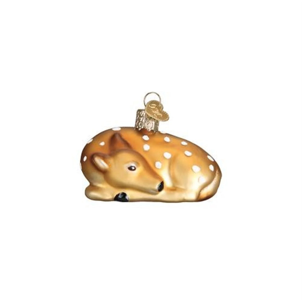 Old World Christmas Mini Woodland Animal Set Glass Ornament I66735