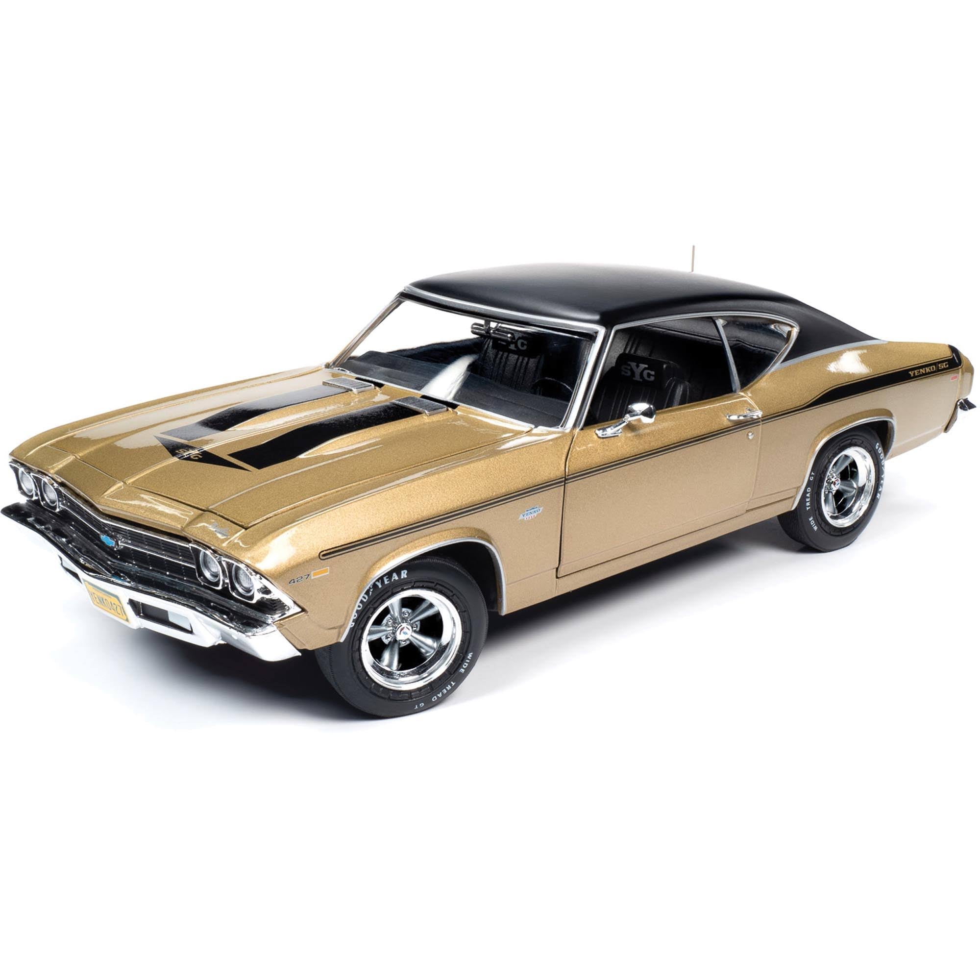 1969 Chevrolet Chevelle Yenko Hardtop 1/18 Model Car by Autoworld P15687
