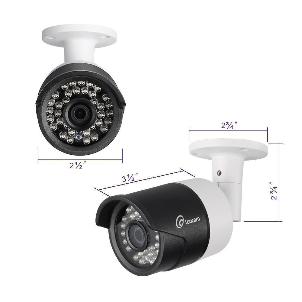 Loocam 1080p 8CH HD-TVI Security Camera System with DVR G4254