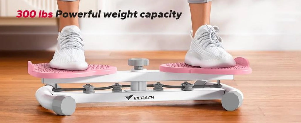 MERACH Waist Twist Machine Exercise Equipment, 300 lbs Capacity J980