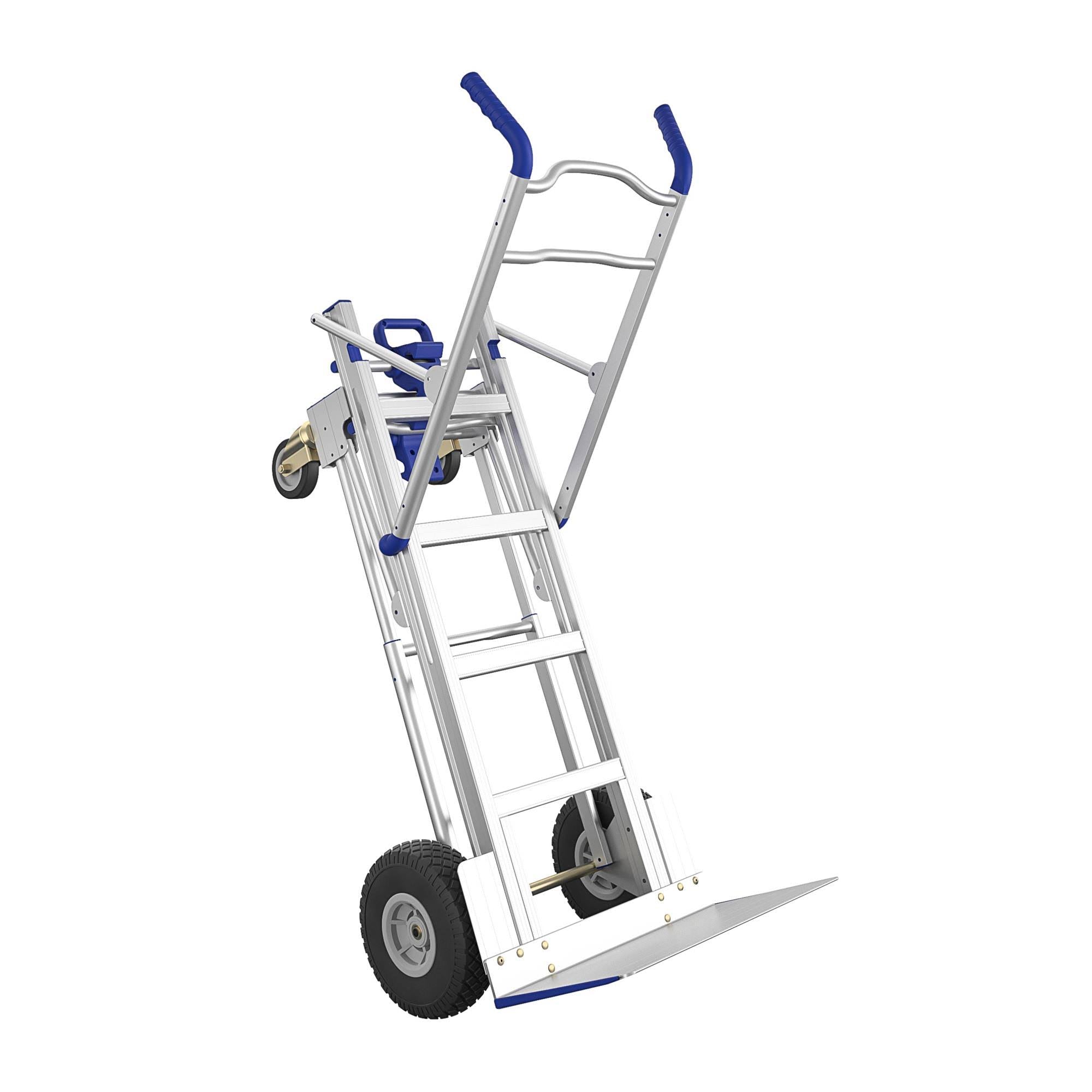 Cosco 3-in-1 Assist Series Aluminum Hand Truck with Flat Free - Indigo Blue A9708