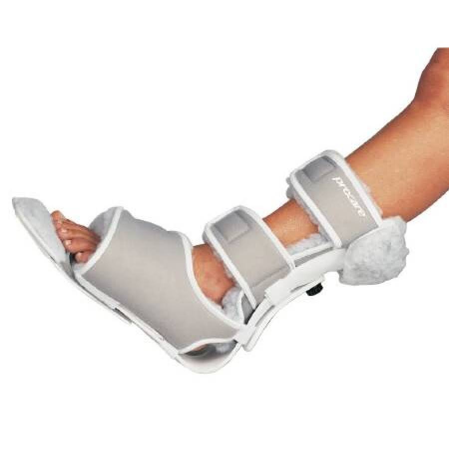 Procare Multi-Podus Foot Brace Hook and Loop Closure Medium, White