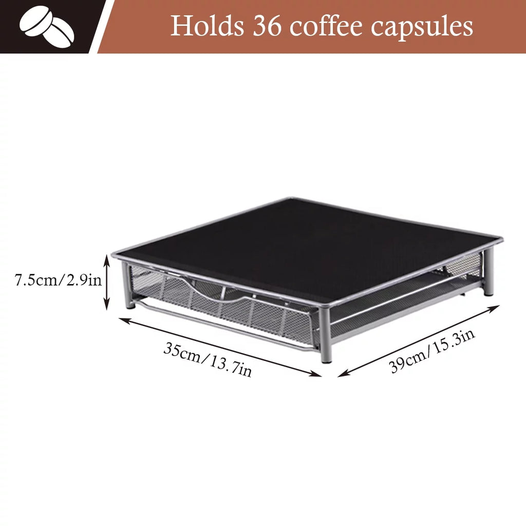 Isyunen K-Cup Holder Drawer Storage for Keurig Coffee Pods, 36 Capacity H394