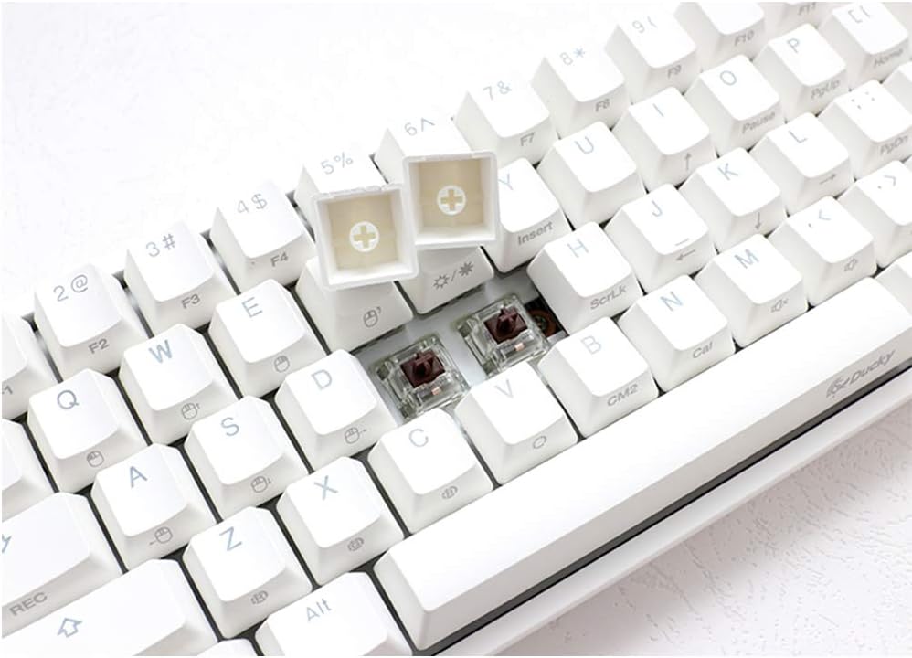 Ducky One 2 Mini Pure White RGB 60% Double Shot PBT Mechanical Keyboard S4267