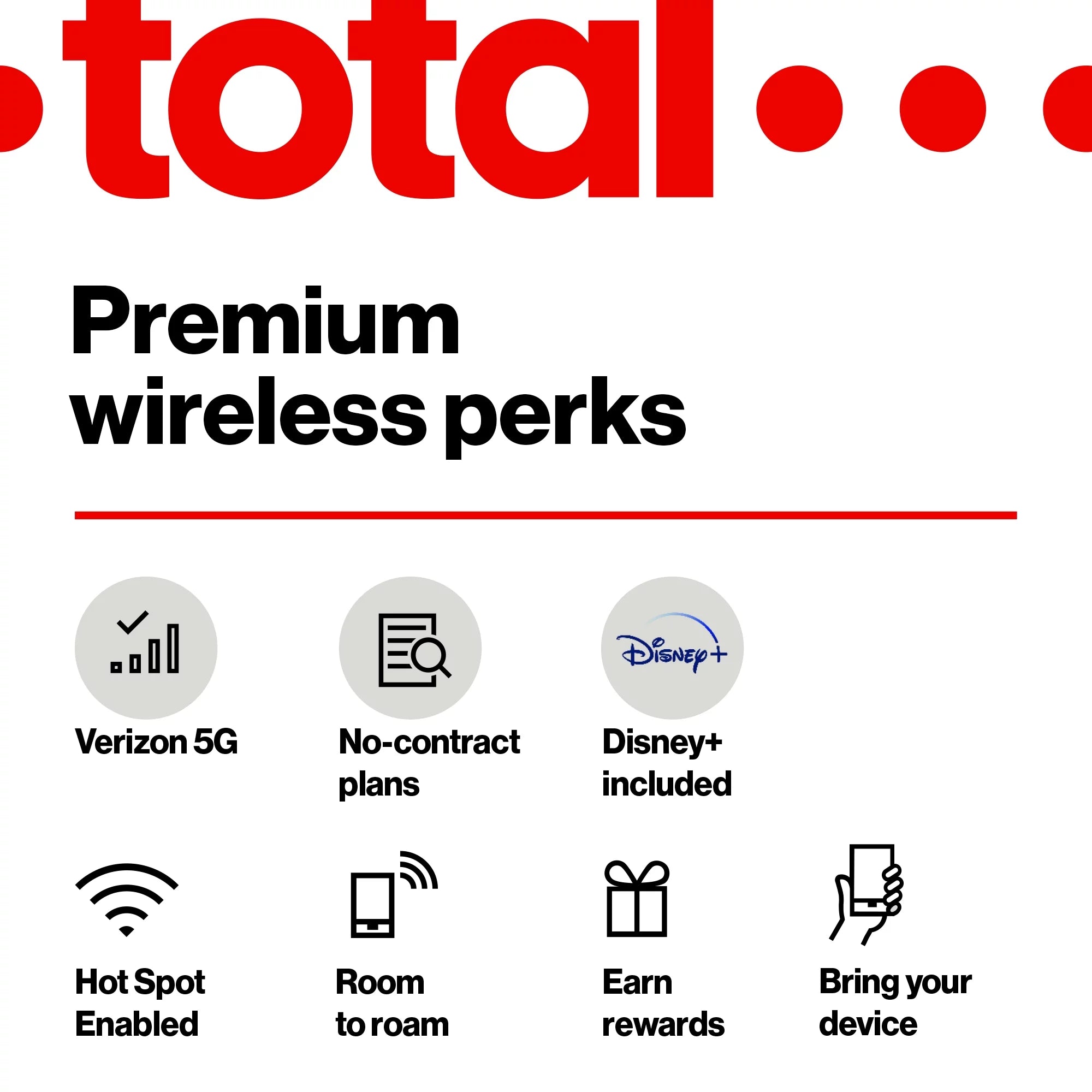 Total by Verizon $60 Unlimited 30-Day 2 Lines Prepaid Plan with 10GB Hotspot Per Line Y84336
