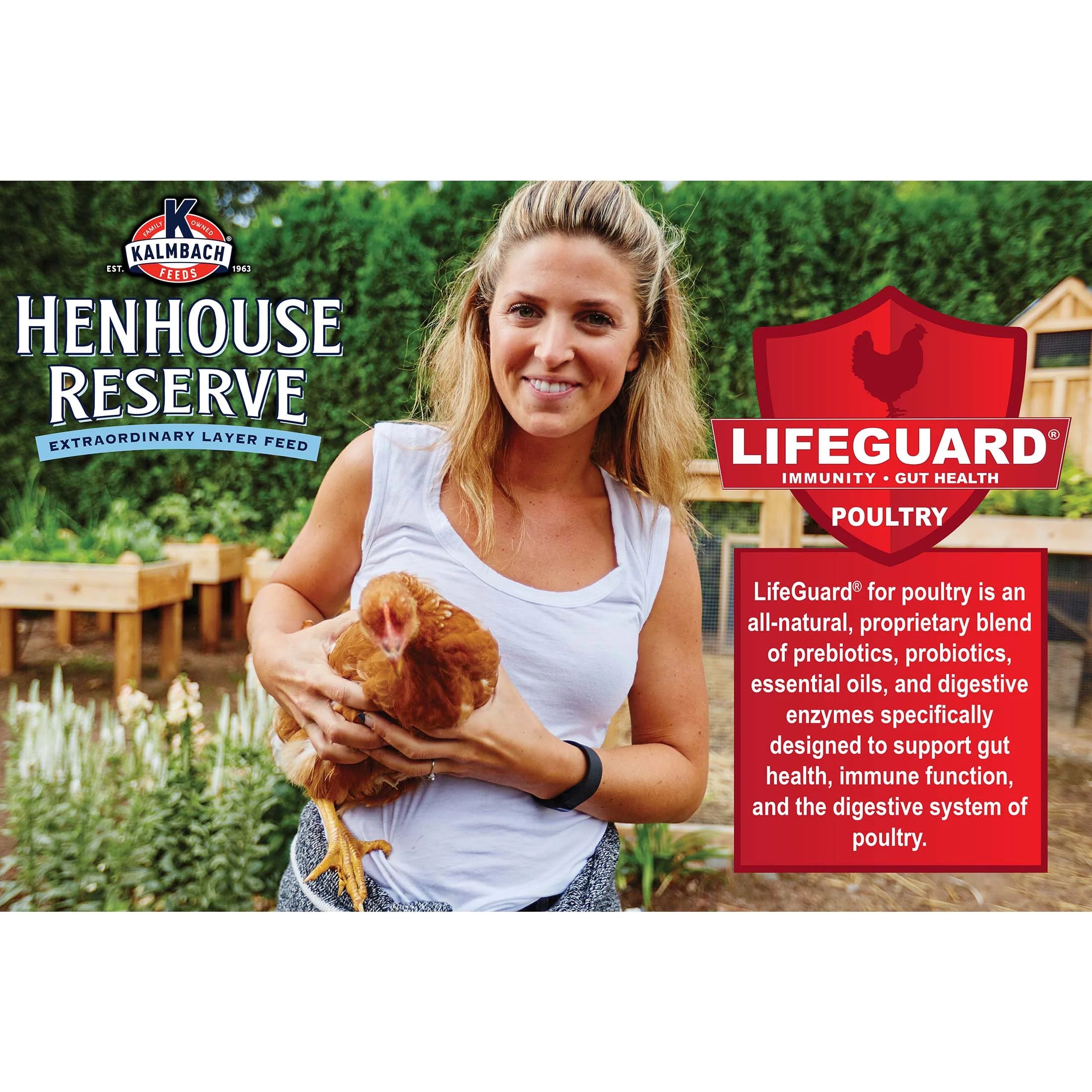 Kalmbach Feeds Henhouse Reserve Whole Grain Layer Feed for Chickens, 30 lb Y61236
