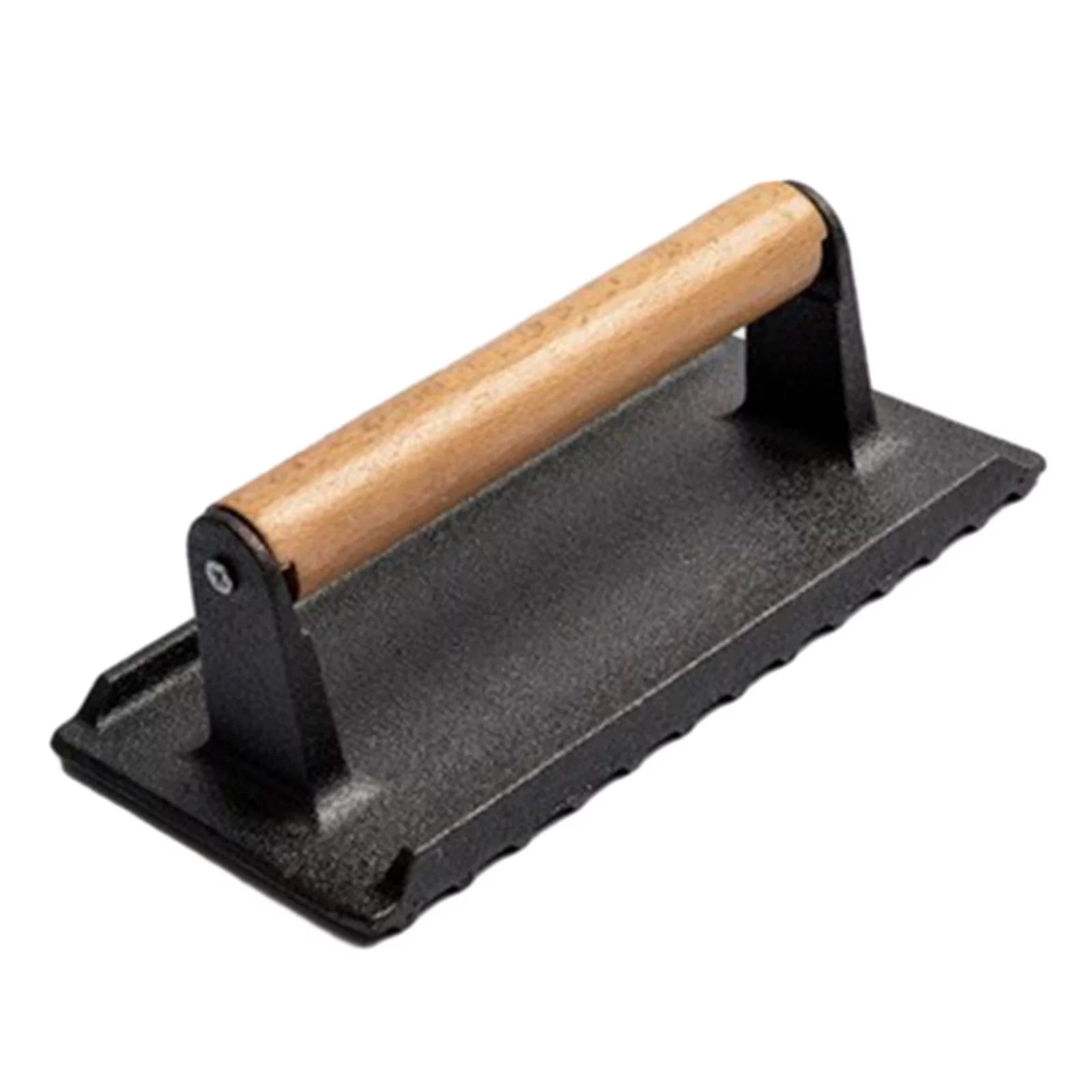 Cast Iron Barbecue Press for Burgers and Steak H626