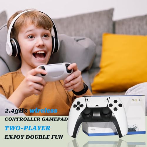 Hikonia Retro Game Console with 20000 Games, 4K HDMI, Dual Controllers M829