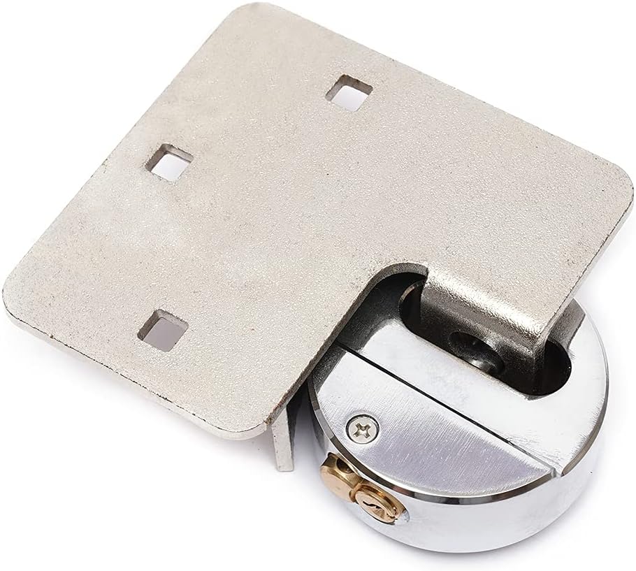 2pcs Garage Shed Door Lock Shackle Padlock with Keys E698014