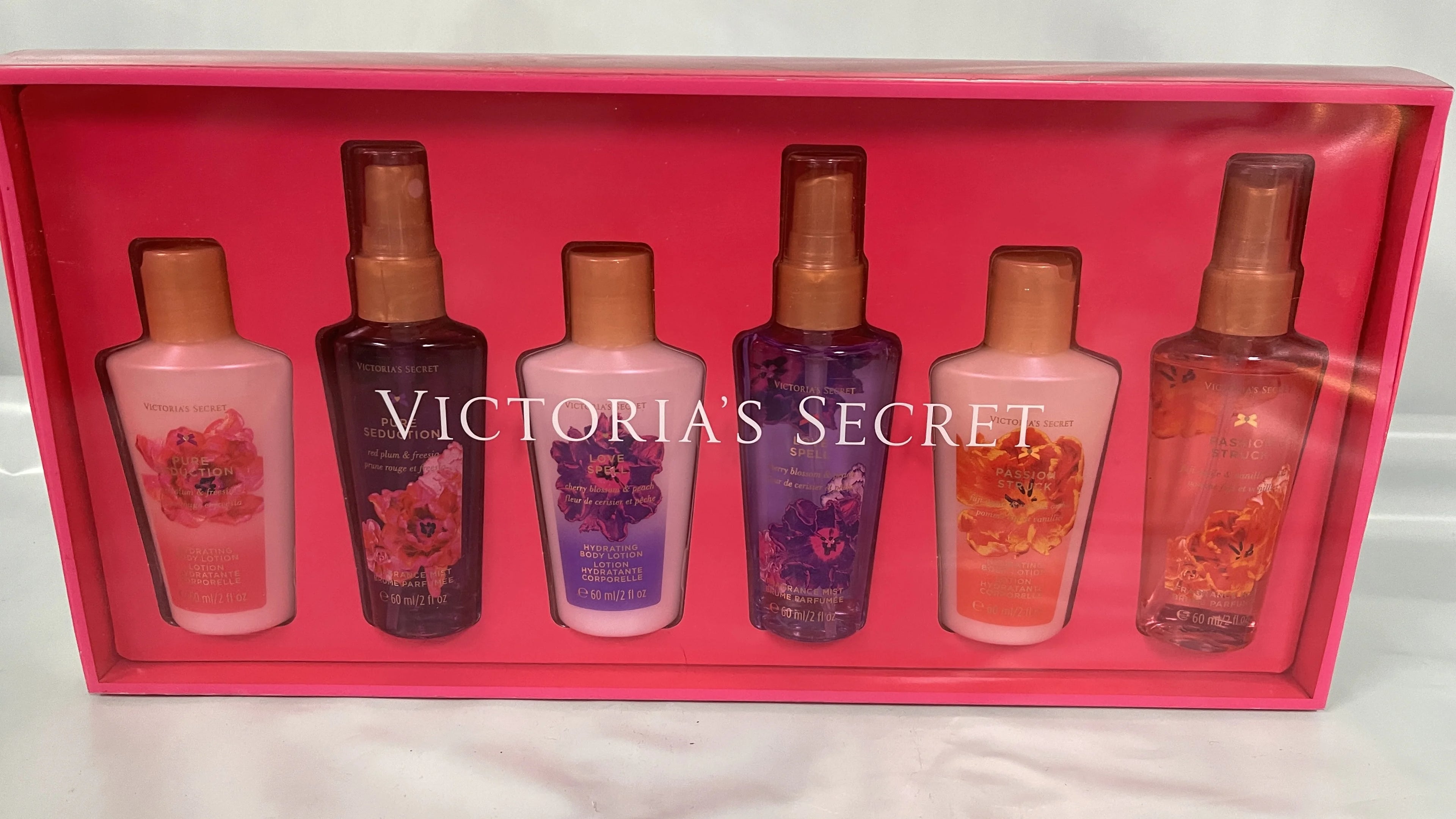 Victoria's Secret 6 Piece Fragrance Mist and Lotion Set A433